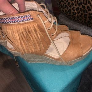 Womens MiiM wedges moccasin style